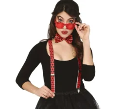 Kit Coccinella: Occhiali, Papillon e Bretelle