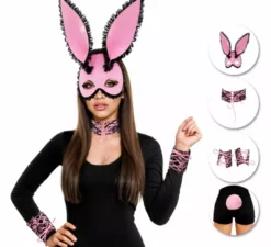 Kit coniglietto rosa per donna