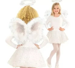 Kit costume da angelo per bambine