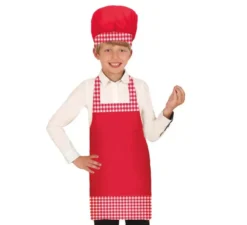 Kit Cuoco per Bambini: Cappello e Grembiule in vari colori
