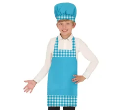 Kit Cuoco per Bambini: Cappello e Grembiule in vari colori