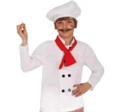 Kit da cuoco per bambini: cappello e giacca