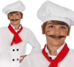 Kit da cuoco per bambini: cappello e giacca
