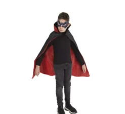 Kit da supereroe vampiro per bambini: mantello e maschera