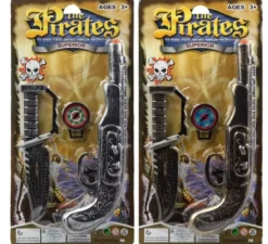 Kit dei pirati: bussola, coltello e trombone in 2 modelli assortiti