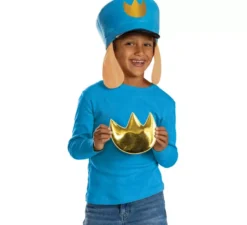 Kit della polizia Cane Uomo Bambino : Cappello e Distintivo