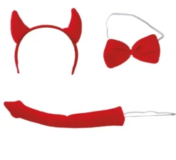 Kit diavoli: fascia, papillon e coda