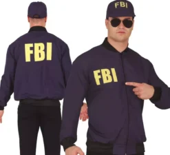 Kit FBI per adulti: cappello e giacca