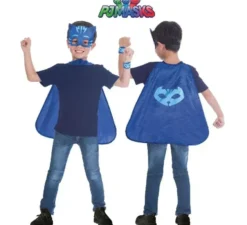 Kit Gattoboy Pj Masks per Bambini: Maschera, mantello e braccialetto