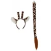 Kit Giraffa: Cerchietto con orecchie e coda