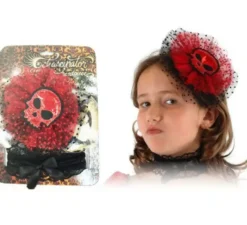 Kit gotico Catrina: copricapo e girocollo