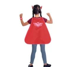 Kit Gufetta Pj Masks per Bambini: Maschera, mantello e braccialetto