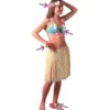 Kit hawaiano: bracciale, cavigliera, collana e corona di fiori