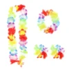 Kit Hawaii multicolore : collana, bracciale e orecchini