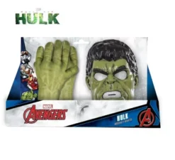 Kit Hulk per bambini: guanti e maschera