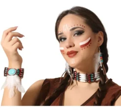 Kit India: orecchini, collana e bracciale
