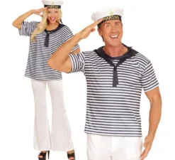 Kit Marinaio per uomo: Camicia e Cappello