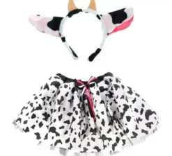 Kit mucca da latte per bambini: fascia e tutù