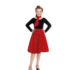 Kit o Costume anni '50 in vari colori per bambina: Gonna e Sciarpa