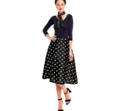 Kit o Costume anni '50 in vari colori per donna: Gonna e Sciarpa