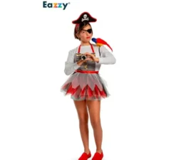 Kit o costume Brave Pirate per bambina