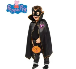 Kit Peppa Pig per bambini: maschera, mantello e borsa