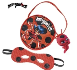 Kit per bambini Miraculous Ladybug: Borsa e maschera