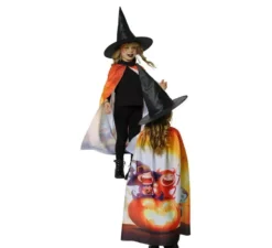 Kit per bambini Strega e Amici : Mantello e Cappello