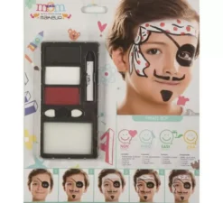 Kit per il trucco dei pirati dei bambini
