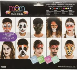 Kit per il trucco deluxe per carnevale adulto