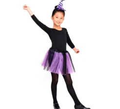 Kit Piccola Strega per bambina: Tutù e Cerchietto