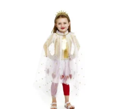 Kit Princess Hearts per bambini: tutù e mantello a cuore