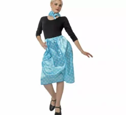 Kit Rasete Anni '50 da Donna: Sciarpa e Gonna