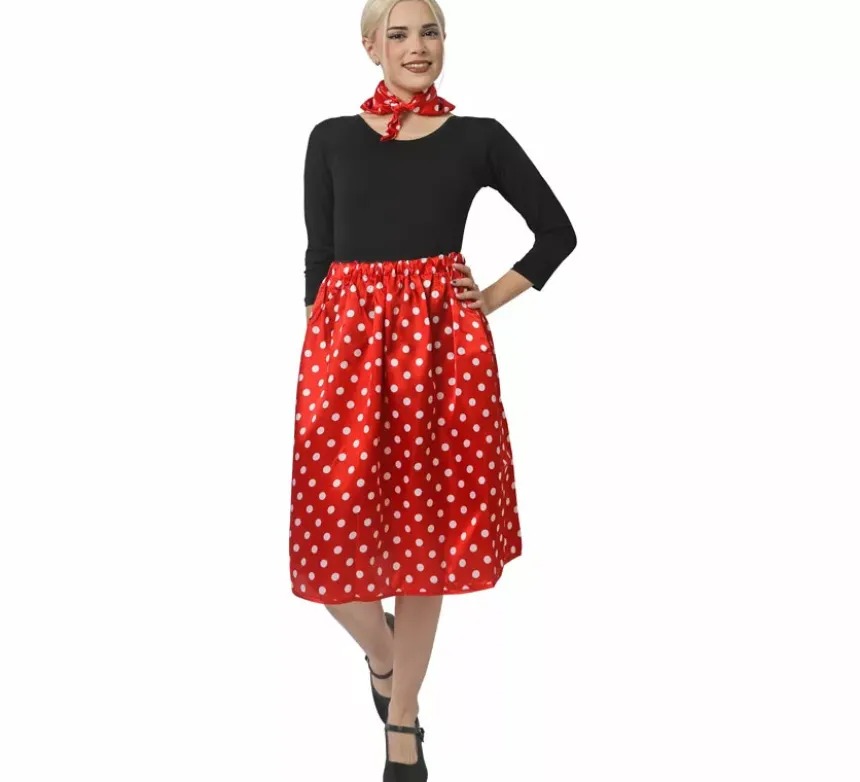 Kit Rasete Anni '50 da Donna: Sciarpa e Gonna