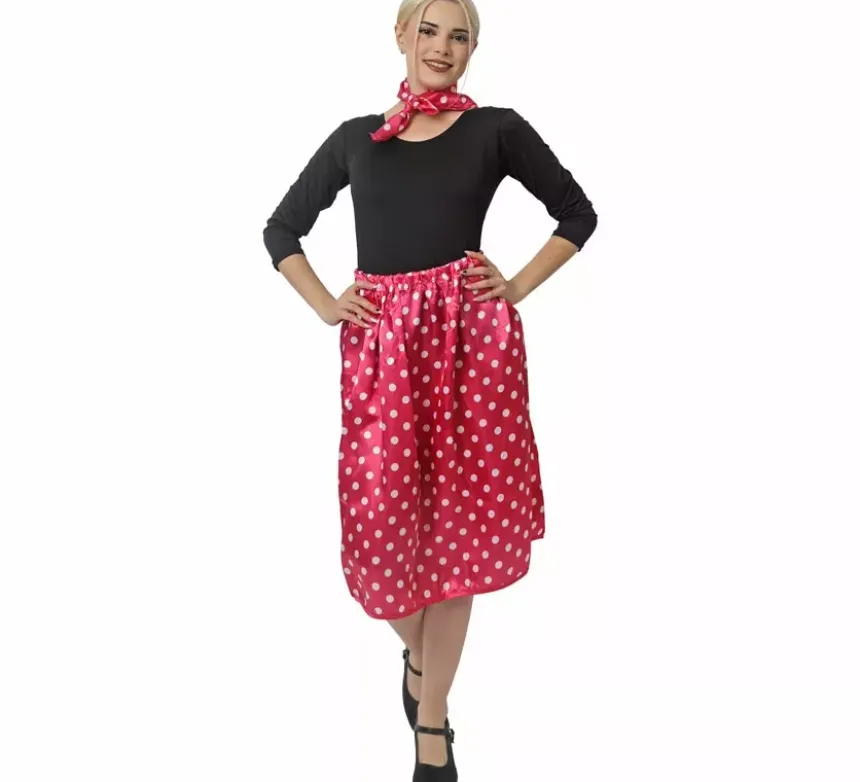 Kit Rasete Anni '50 da Donna: Sciarpa e Gonna