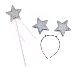 Kit Silver Star: fascia e bacchetta magica