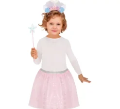 Kit Sirenetta per bambini: cerchietto, bacchetta magica e tutù