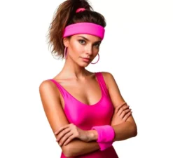 Kit sportivo degli anni '80 in vari colori neon