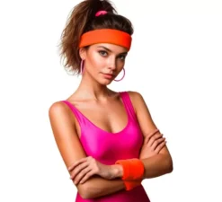 Kit sportivo degli anni '80 in vari colori neon