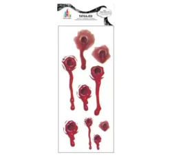 Kit tatuaggio Colpi di proiettile con sangue