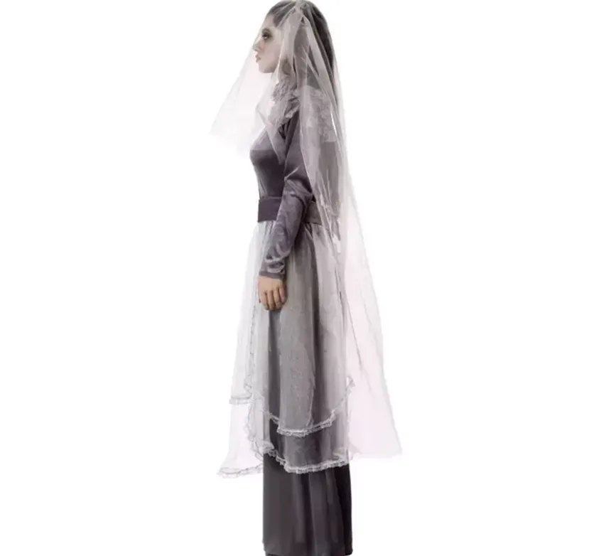 La Llorona costume grigio per le donne