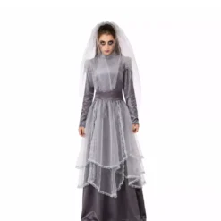 La Llorona costume grigio per le donne
