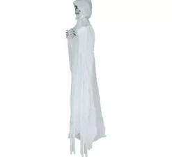 Lampada a sospensione scheletro bianco con luce 185 cm