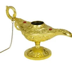 Lampada del genio dorato