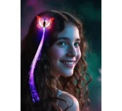 Lampadina LED da 33 cm con farfalla