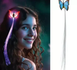 Lampadina LED da 33 cm con farfalla