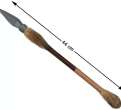 Lancia indiana o eschimese con capelli lunghi 44 cm