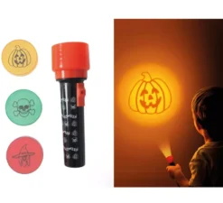 Lanterna con disegni per halloween 18 cm