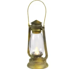 Lanterna d'antan con luce led lampeggiante