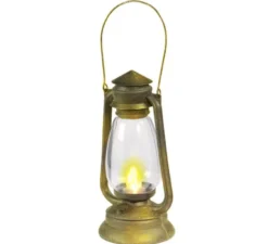 Lanterna d'antan con luce led lampeggiante